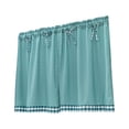 thumbnail image 2 of Meitianfacai Style Bowknot Short Curtains Kitchen Curtains Drift Window Student Bed Curtains, 2 of 8