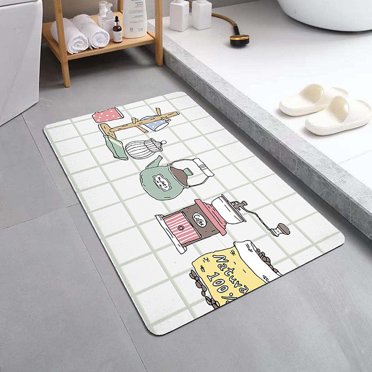 Daisyyozoid Wholesale Super Absorbent Floor Mat Bathroom Absorbent And Quick Drying Carpet Floor Mats Door Bathroom Non Slip Floor Mats