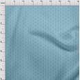 thumbnail image 4 of oneOone Tissu Viscose Georgette Bleu Clair Rétro Minimal Bougie Matériel de Robe Tissu Imprimé Tissu au Mètre 42 Pouces de Large, 4 of 5