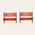 thumbnail image 2 of Baohd Train Railroad Diorama Park Bench for DIY Sand Table Model 1:75 white D, 2 of 9