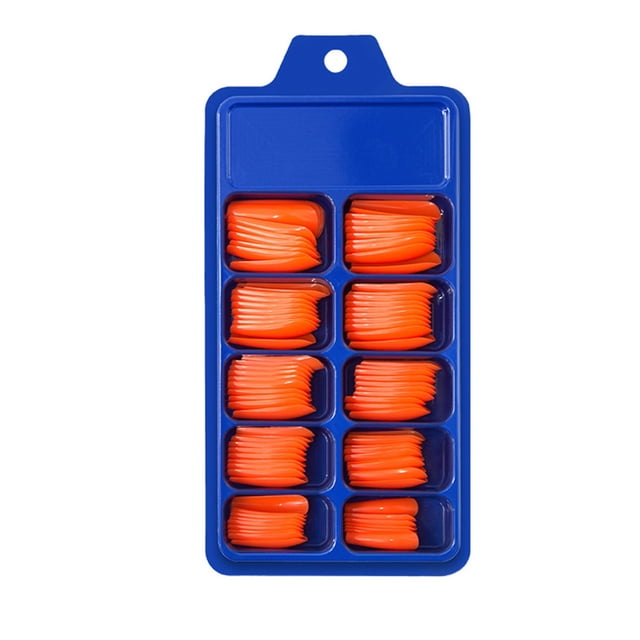 Patchs pour Ongles de Couleur Unie Inspirés du Ballet (100 Pcs par Boîte)