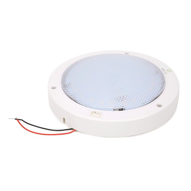LED Boat Lamp, LED Panel Downlight White Stable Performance 12V 300lm For RV Yachts, Ships, Etc Warm White (2700-3200K)