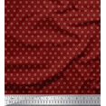 thumbnail image 1 of Soimoi Rayon Fabric Dot & Heart Shirting Print Sewing Fabric Yard 42 Inch Wide, 1 of 3