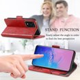 thumbnail image 4 of Case for Samsung Galaxy S20 Ultra 5G Cover Leather Wallet Folio Case Book Design Flip Magnetic Closure - Red, 4 of 5