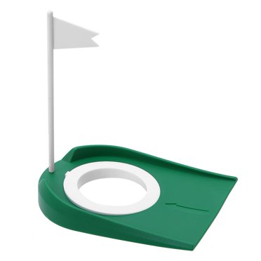 Noref Tasse de Golf en Plastique pour l'Intérieur et l'Extérieur, Aide à la Pratique avec Trou Ajustable, Drapeau Blanc, Tasse de Putting, Accessoire de Golf