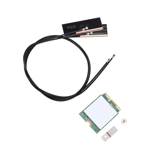 Module d'Ordinateur Portable Sans Fil AX201NGW M.2 WiFi avec 5.0, 3000Mbps 2.4GHz et 5GHz Double Bande Adaptateur WiFi 6 Puces, MU MIMO, Ultra Bas
