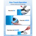 thumbnail image 4 of VEVOR Commercial Ice Crusher 220LBS/H Electric Snow Cone Maker Shaved Ice Blue, 4 of 9