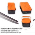 thumbnail image 1 of S/M/L Size Worm Box Breathable Brethable worm Plastic Plastic bait lure box Brethable Fishing Bait Storage Case Live Earthworm Lures Container, 1 of 9