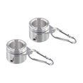 thumbnail image 2 of MYG 1inch Aluminum Alloy Flagpole Swivel Buckle Silver/Black, 2 of 9