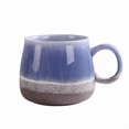 thumbnail image 2 of Large Capacity Ceramic Mugs with Kiln Turned Finish, Durable Household Office Drinking Cups Elegant Design, Versatile Coffee Tea Cups for Home Kitchen Workplace Comfortable Grip, 2 of 7