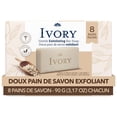 thumbnail image 2 of Ivory Gentle Exfoliating Bar Soap, Notes of Warm Vanilla + Oat Milk, 8 Bars, 2 of 14