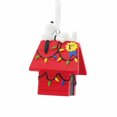 thumbnail image 1 of Hallmark Peanuts Snoopy on Decorated Doghouse Christmas Ornament, 1 of 6