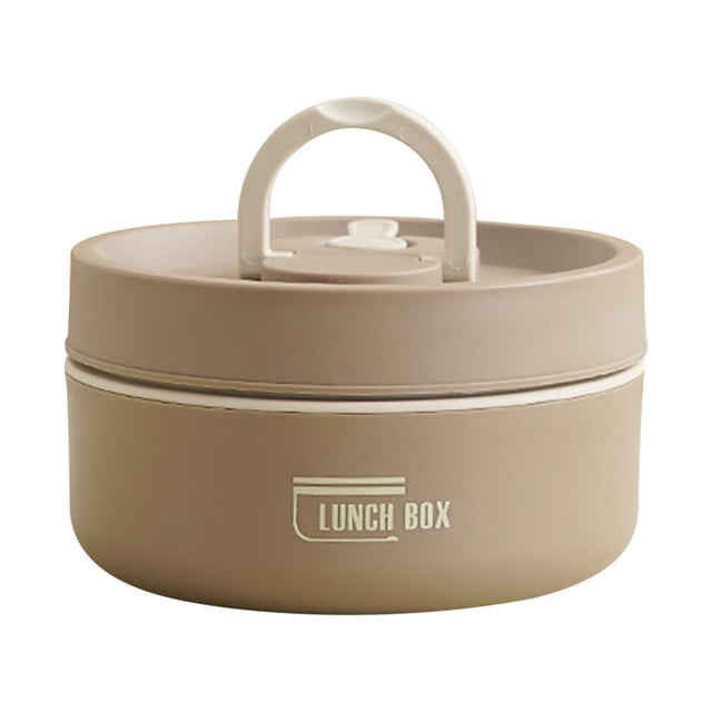 Amzcrzy Lunch Boîte à pour Femmes, Conteneur à Lunch Isolé Portable, Boîte à Lunch en Acier Inoxydable 304 Étanche Scellée, Conteneurs de Préparation de Repas, Boîte Bento