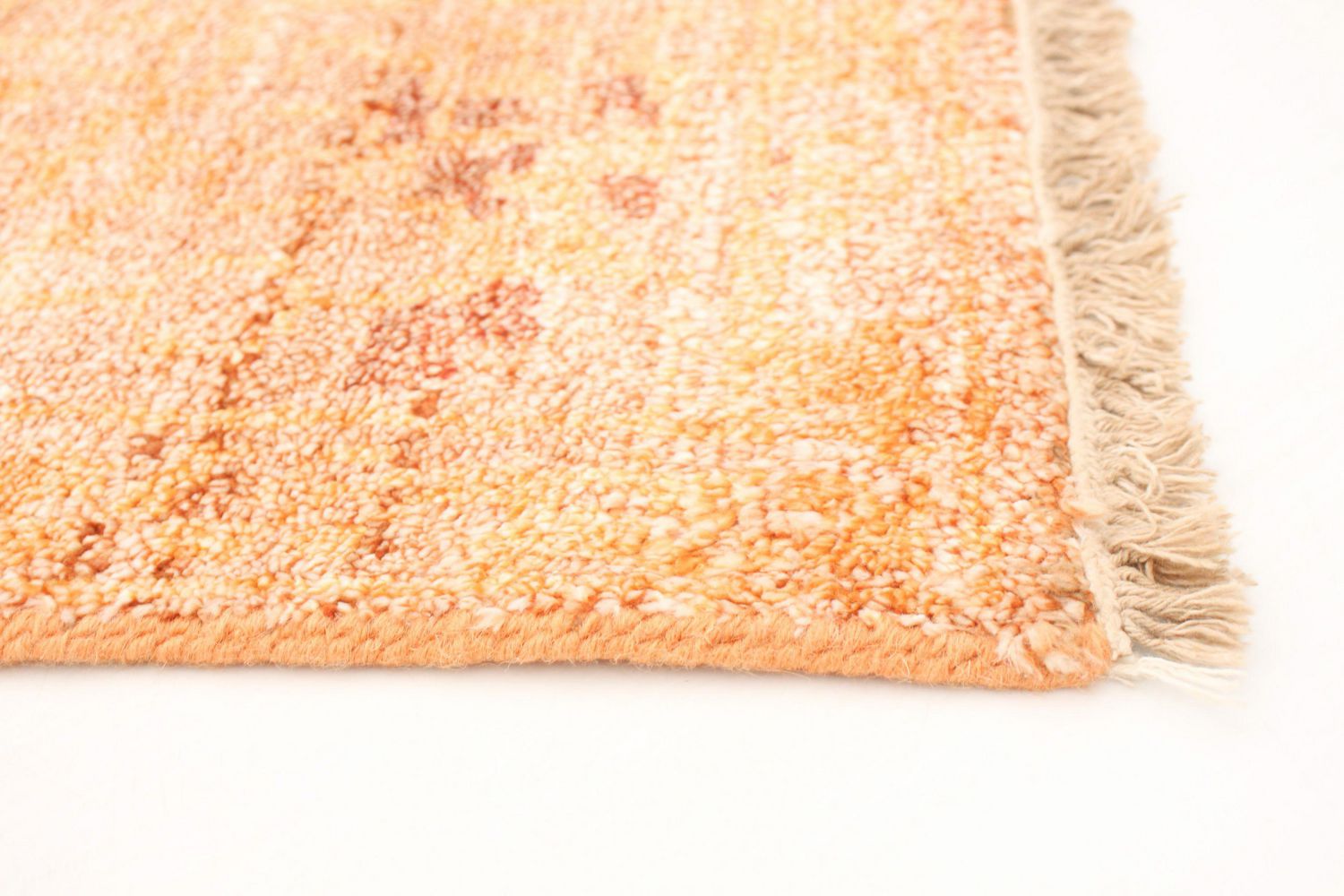 ECARPETGALLERY 6'10" x 9'9"  Transitional Jules Oushak Hand-knotted Area Rug for Living Room, Dining Room and Bedroom in Brown