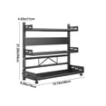 thumbnail image 3 of LSLJS Spice Rack Organizer Carbon Steel Kitchen Rack Organizer Counter Storage Shelf 3-Tier Bathroom Countertop Organizer Home Accessories, 3 of 6