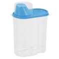 thumbnail image 1 of Pot Scellé avec Couvercle Contenant pour Aliments et Céréales Distributeur de Rangement pour Aliments Contenant PP Cuisine Riz Céréales Grains Boîte de Conservation, 2,5 L, Bleu, 1 of 6