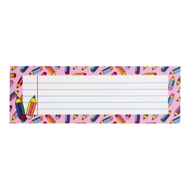 Pen+Gear Name Plates, Pencils, 24 Count