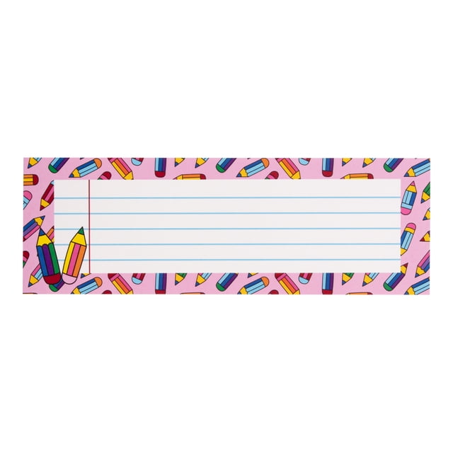 Pen+Gear Name Plates, Pencils, 24 Count
