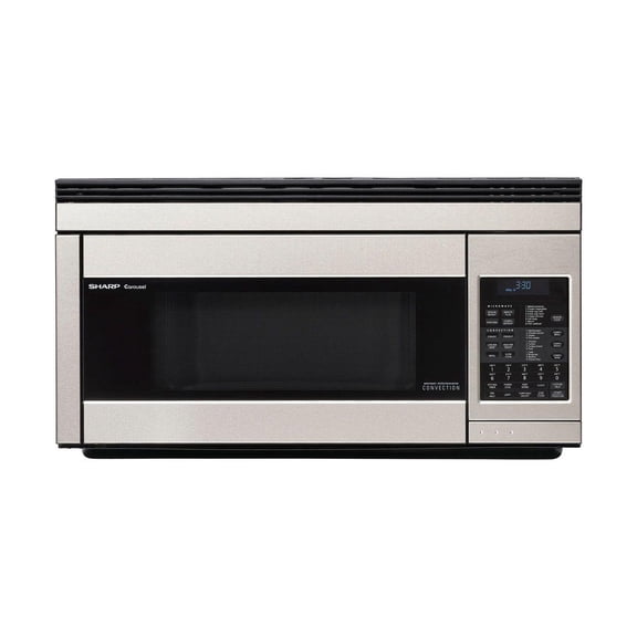 Sharp Carousel® 30" Over-the-Range Convection Microwave Oven, 1.1 Cu. ft., Stainless Steel, Easy Install, Energy Efficient, Advanced Cooking
