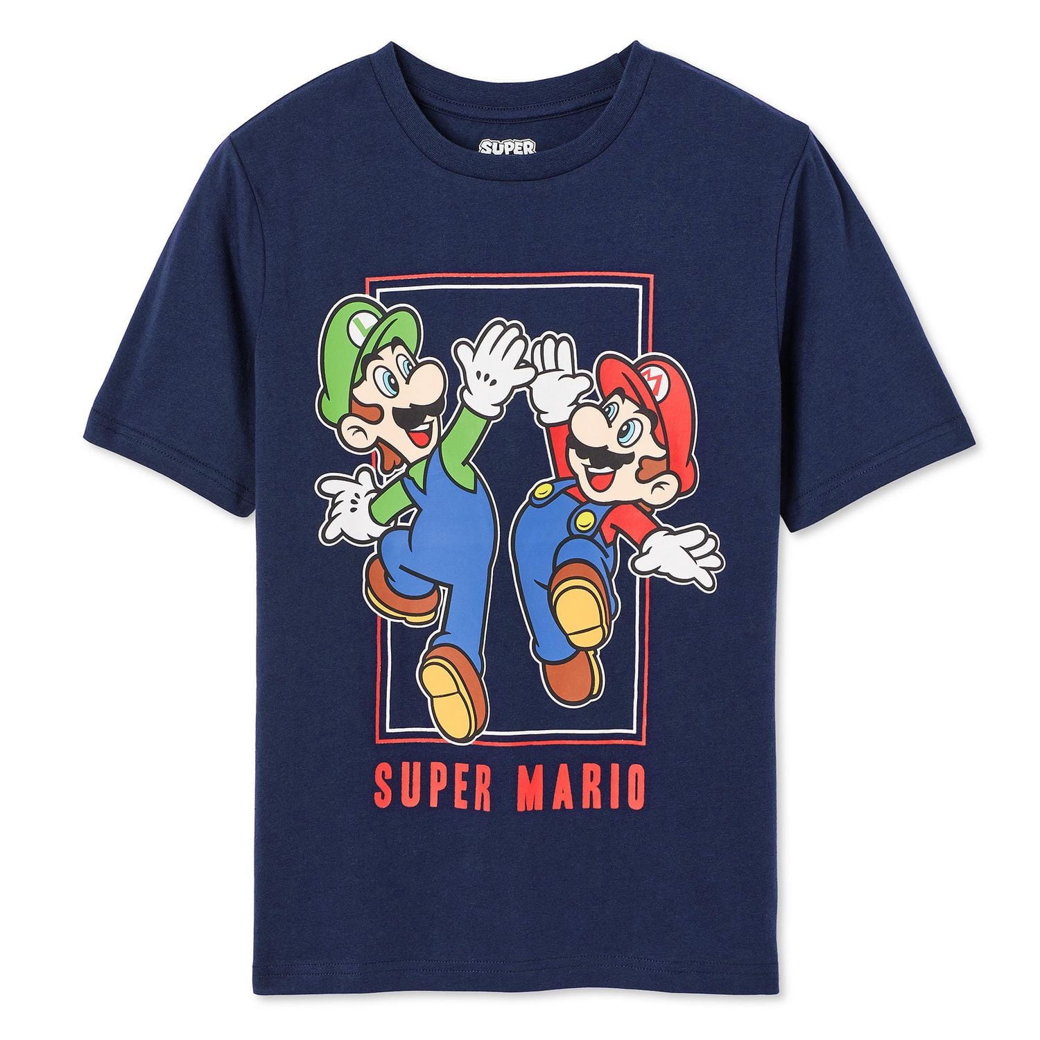 T-shirt à manches courtes Super Mario pour garçons