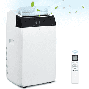 COZONY Portable Air Conditioner, 14000 BTU 3-in-1 Portable AC W/ Dehumidifier, 24H Timer,Window Exhaust Kit, Remote Control, Cools up to 550-750 Sq.Ft for Home, Office