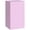 Pink, variant on HOMCOM Mini Fridge with Freezer Thermostat Reversible Door, Black