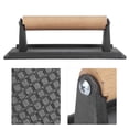 thumbnail image 3 of Long Lasting Use Steak Press, Easily  Cast Iron Grill Press, Picnic For Kitchen Cooking Home BBQ, 3 of 8
