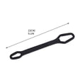 thumbnail image 2 of Uscallm Self-Tightening Adjustable Wrench, Multi-Functional Double-Head Ratcheting Spanner Tool, 8mm to 22mm Jaw Capacity, Chrome Vanadium Steel Construction for Automotive Repair and Home, 2 of 4