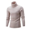 thumbnail image 1 of Chandail à Col Roulé pour Homme, Tricot, Haut, Mode Urbaine, 1 of 4