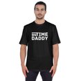 thumbnail image 1 of Inkmeso T-Shirt à Manches Courtes pour Homme avec Imprimé Graphique « First Time Daddy », Chandail Jersey pour Papa, 1 of 7