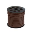 thumbnail image 3 of Unique Bargains 49.21 Yards 5mm Flat Suede Cord Leather String for DIY Crafts Dark Coffee 1 Roll, 3 of 4
