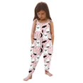 thumbnail image 1 of Girls' Halloween Print Tank Jumpsuit Romper With Harem Pants, 1 of 5