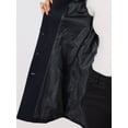 thumbnail image 5 of INSPIRE CHIC Manteau Trench Long d'Hiver Classique pour Femme à Simple Boutonnage avec Poches TG Bleu Foncé, 5 of 5