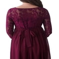 thumbnail image 3 of Robe de Maternité en Dentelle pour Femmes Enceintes, Robe Maxi, Accessoires de Photographie, Fête, Mariage, 3 of 6