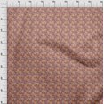 thumbnail image 4 of oneOone Velvet Maroon Fabric Abstract Fabric For Sewing Printed Craft Fabric By The Yard 58 Inch Wide, 4 of 4