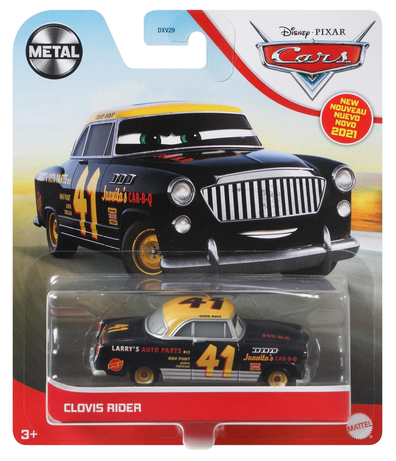 Pack de 2 véhicules Clovis Rider du film Cars 3 de Disney•Pixar