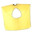 thumbnail image 3 of HILABEE Barber Cape Hair Dye Haircut Cape Polyester Adjustable Neck Closure Hair Styling Yellow, 3 of 9
