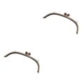 thumbnail image 3 of Maytalsory Metal Arch Frame Kiss Clasp Purse Bag DIY Bead Head Lock Coffee 24.5cm 2Set, 3 of 6