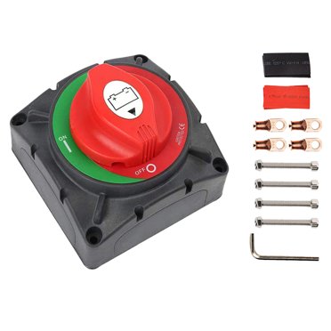 OULII 1 Ensemble Interrupteur de Déconnexion de Batterie Système Électrique Protection pour Usage RV