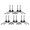 10*Side Brushes, variant on Luckyn Sweeper Parts Roll Main Brush Filters for imou l11 Robot Vacuum Accessories