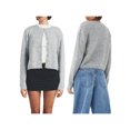 thumbnail image 2 of Gupgi Cardigan Tricoté Uni pour Femmes, Chandails à Boutons devant, Col Rond Décontracté, Manches Longues, Hauts en Tricot, 2 of 8