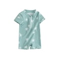 thumbnail image 2 of Gupgi Baby Boy One Piece Rash Guard 3M 6M 12M 2Y 3Y Dinosaur Swimsuit Short Sleeve Zipper Bathing Suit Swimwear, 2 of 9