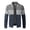 bleu, variante sur Cardigan pour Hommes Cardigan Décontracté Épais pour Hommes Veste à Coutures Colorées Col Haut M-TTG