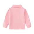thumbnail image 3 of Polos pour Tout-Petits Garçons Chemises Roses pour Garçons Chemises d'Uniforme pour Garçons Polos à Manches Courtes Chemises Mode Tenue pour Garçons 3-4 Ans, 3 of 3