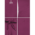 thumbnail image 4 of Adar Addition Go-Higher Scrub Set For Women - Notched V-Neck Scrub Top & Skinny Cargo Scrub Pants, 4 of 7