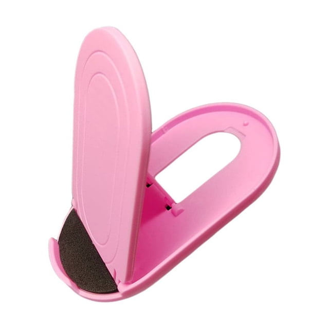 Ruiboury Folding Desktop Tablet Support Portable Plastic PC Holder Smartphone Bracket Pink 1Set