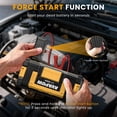 thumbnail image 3 of AVAPOW 6000A Car Battery Jump Starter, Portable Car Jump Starter with Dual USB Quick Charge and DC Output, 12V Jump Pack with Built-in LED Bright Light, Yellow, 3 of 7