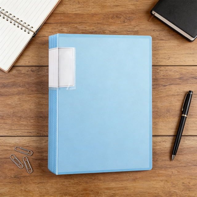 A4 Document Folder | File Pouch & Organizer with Multi-Pockets for Exam Papers & Certificates | Plastic Polypropylene Portfolio for Student & Office Document Storage | 30-Sheet Capacity