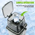 thumbnail image 4 of Manual Ice Shaver Plastic Ice Crusher Snow Cone Maker  Black, 4 of 11