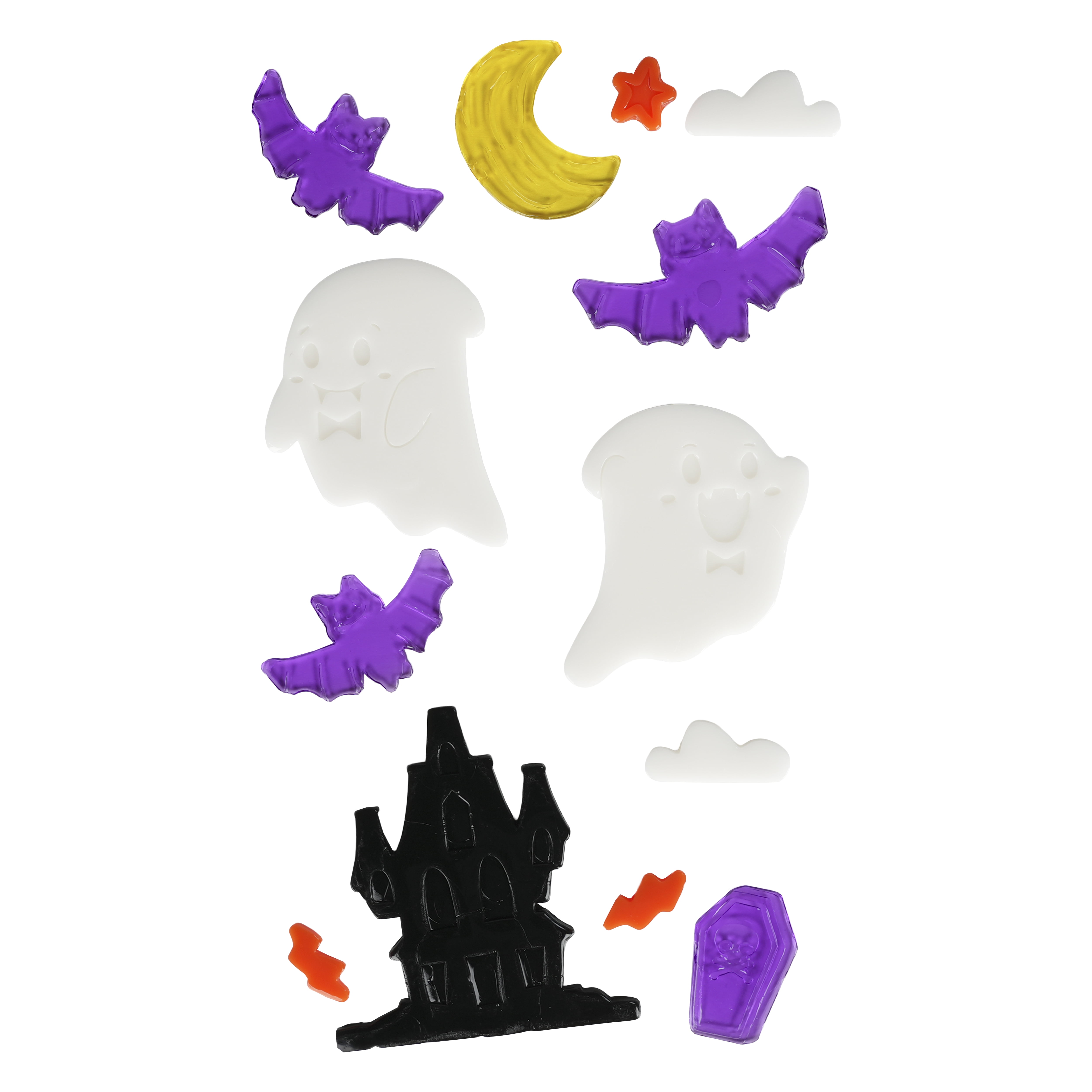 Way to Celebrate Jelly Window Cling for Halloween